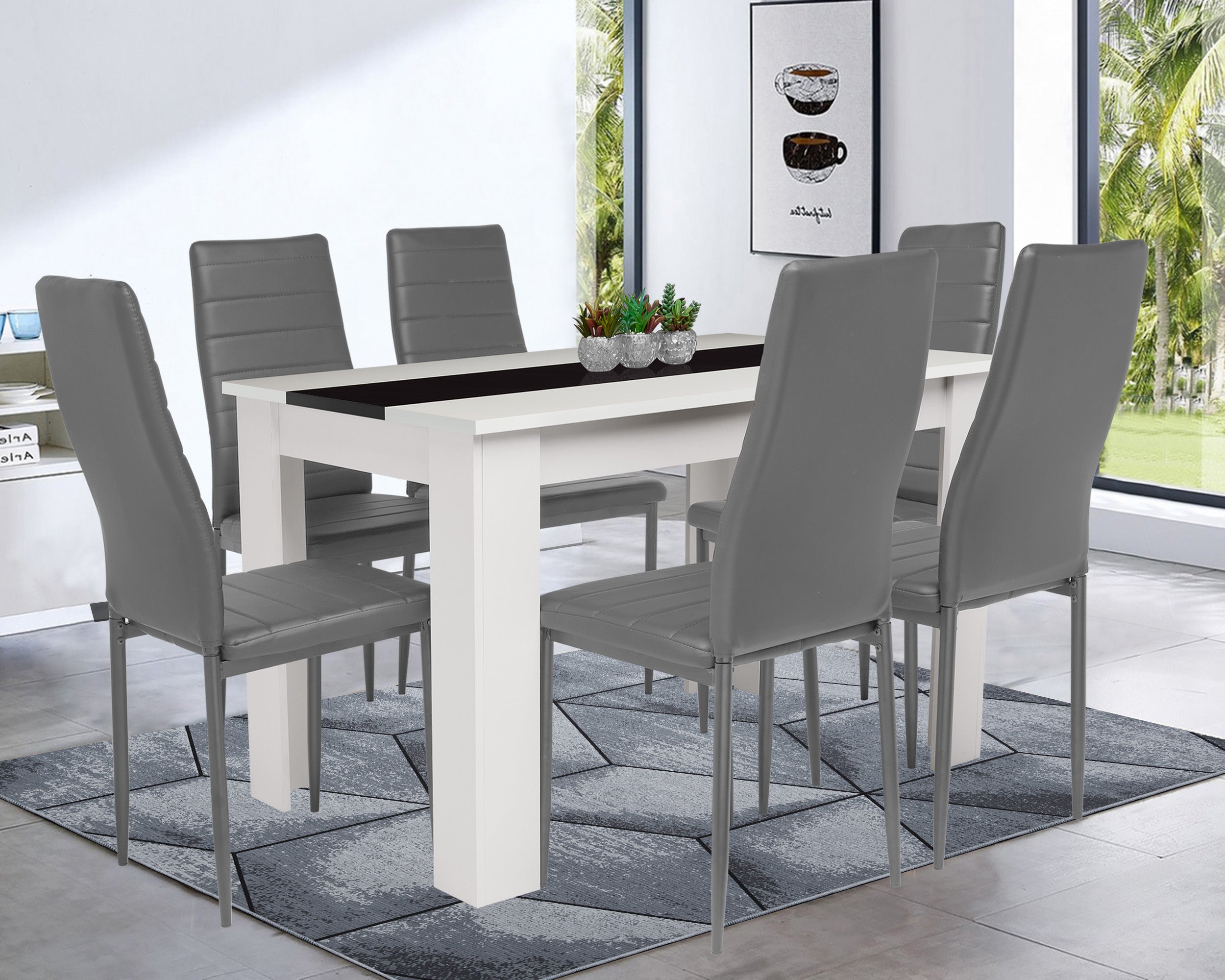grey dining chairs