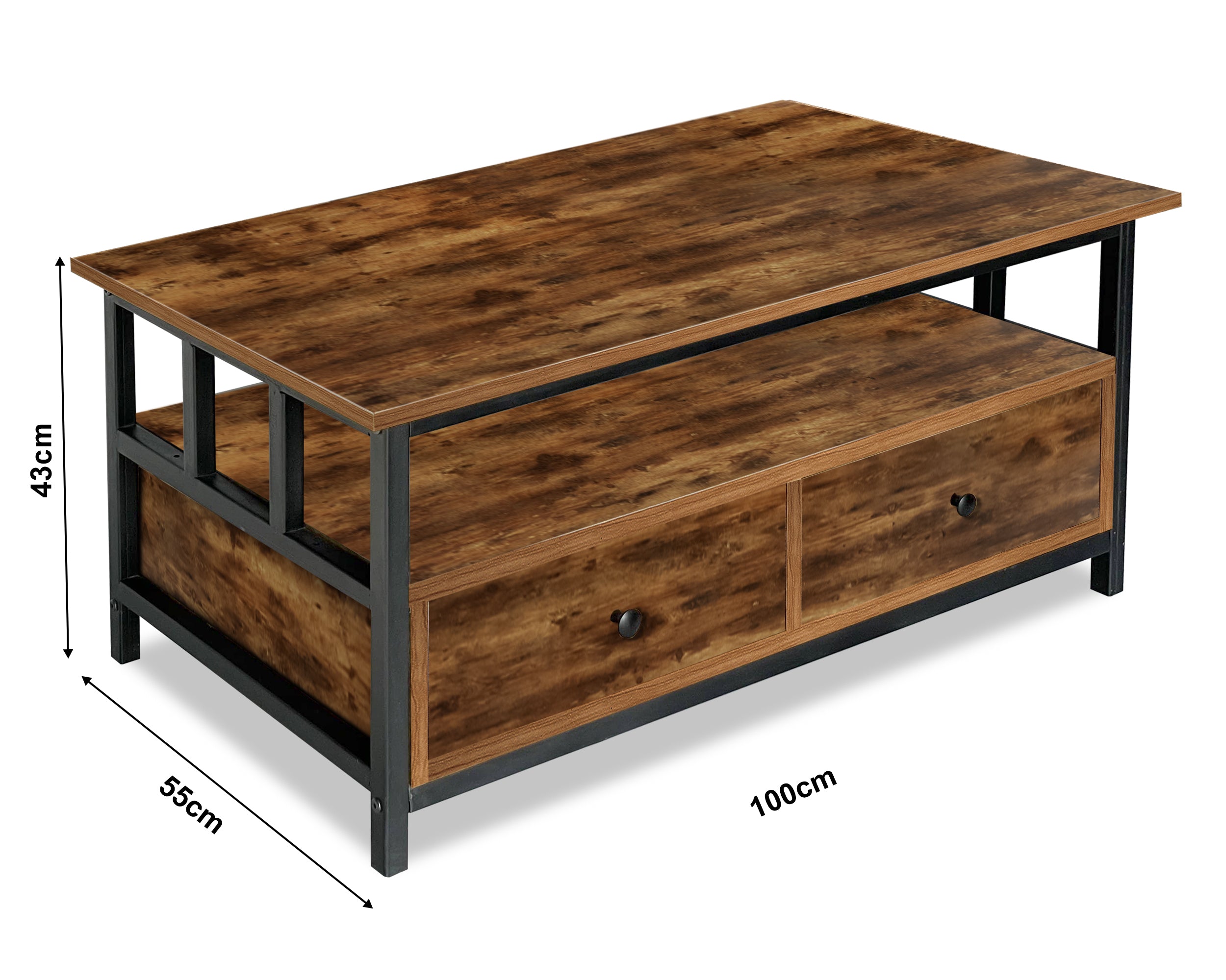 wood coffee table