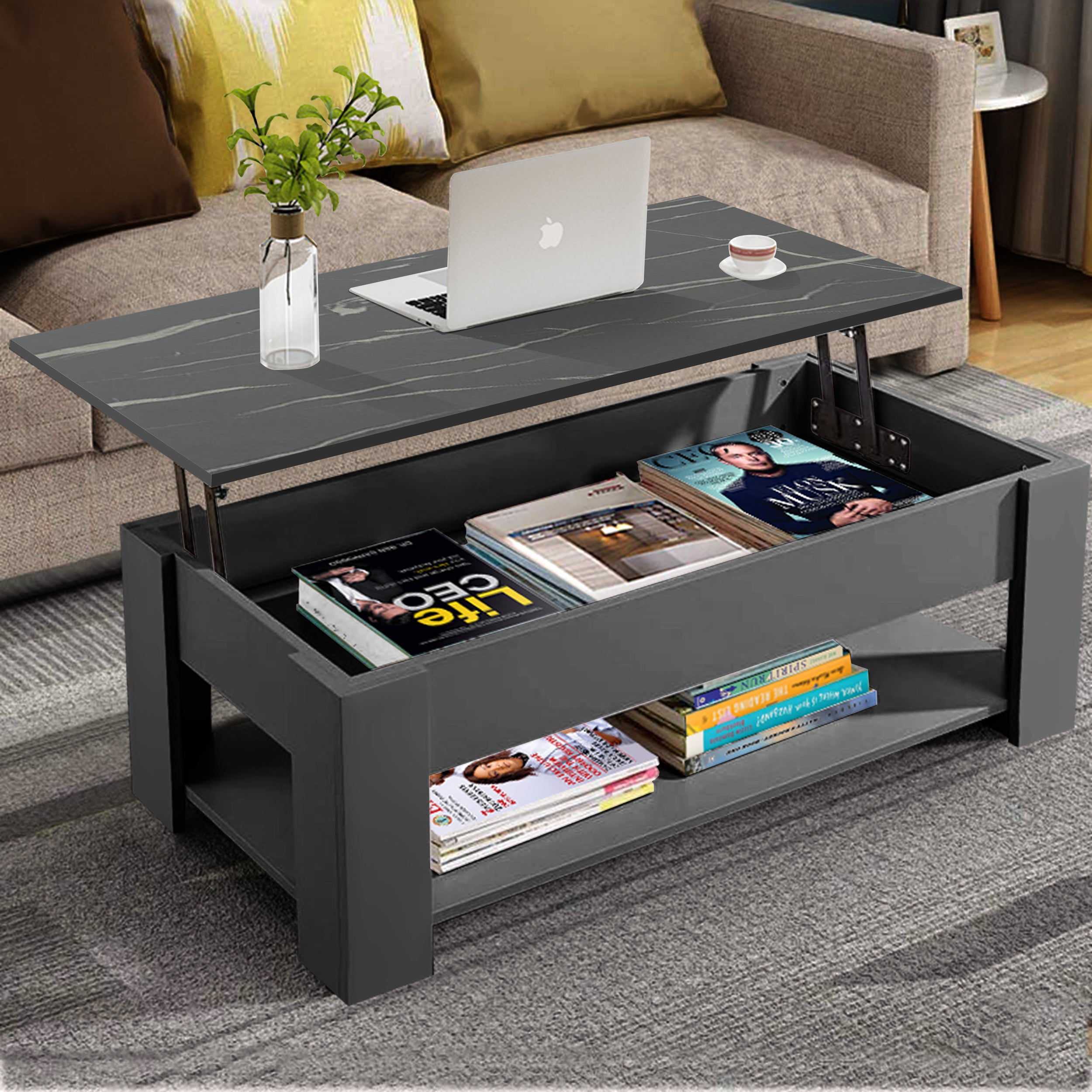 Sara lift top coffee deals table with storage