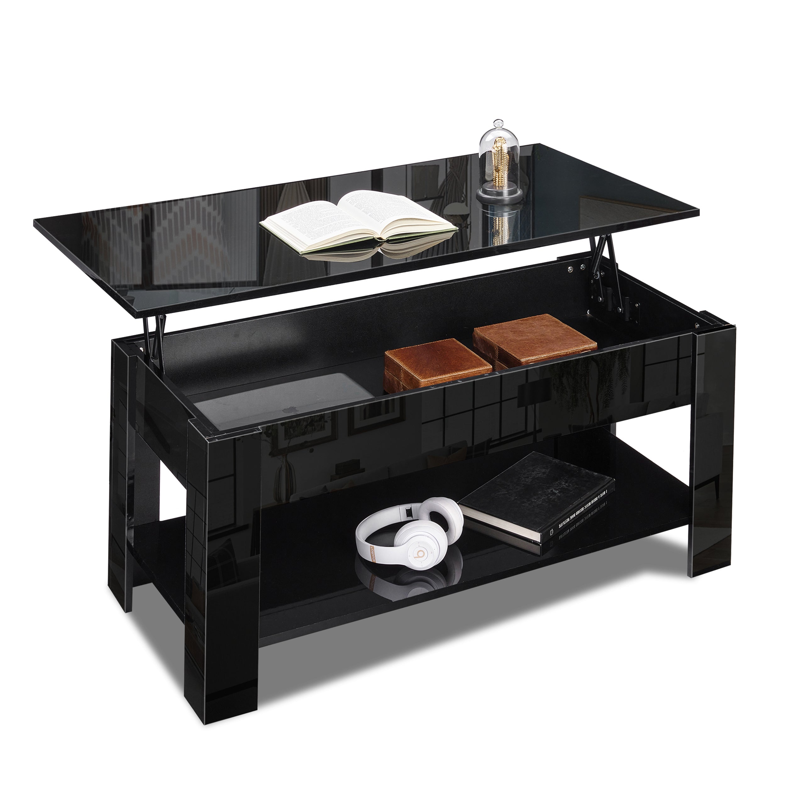 black coffee table