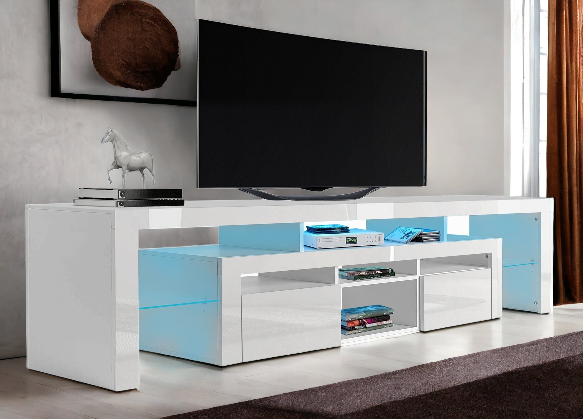 white tv cabinet
