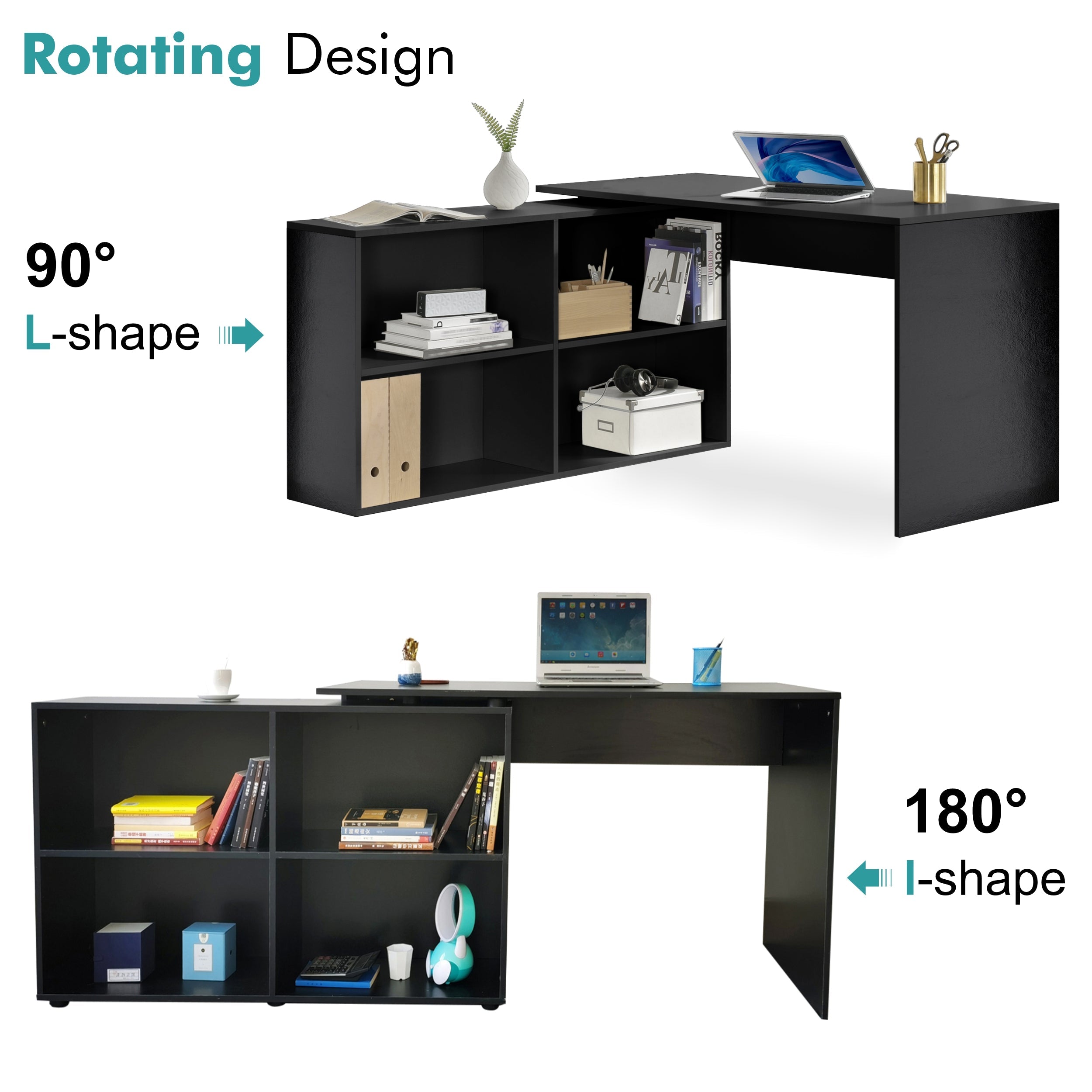 corner desk with storage