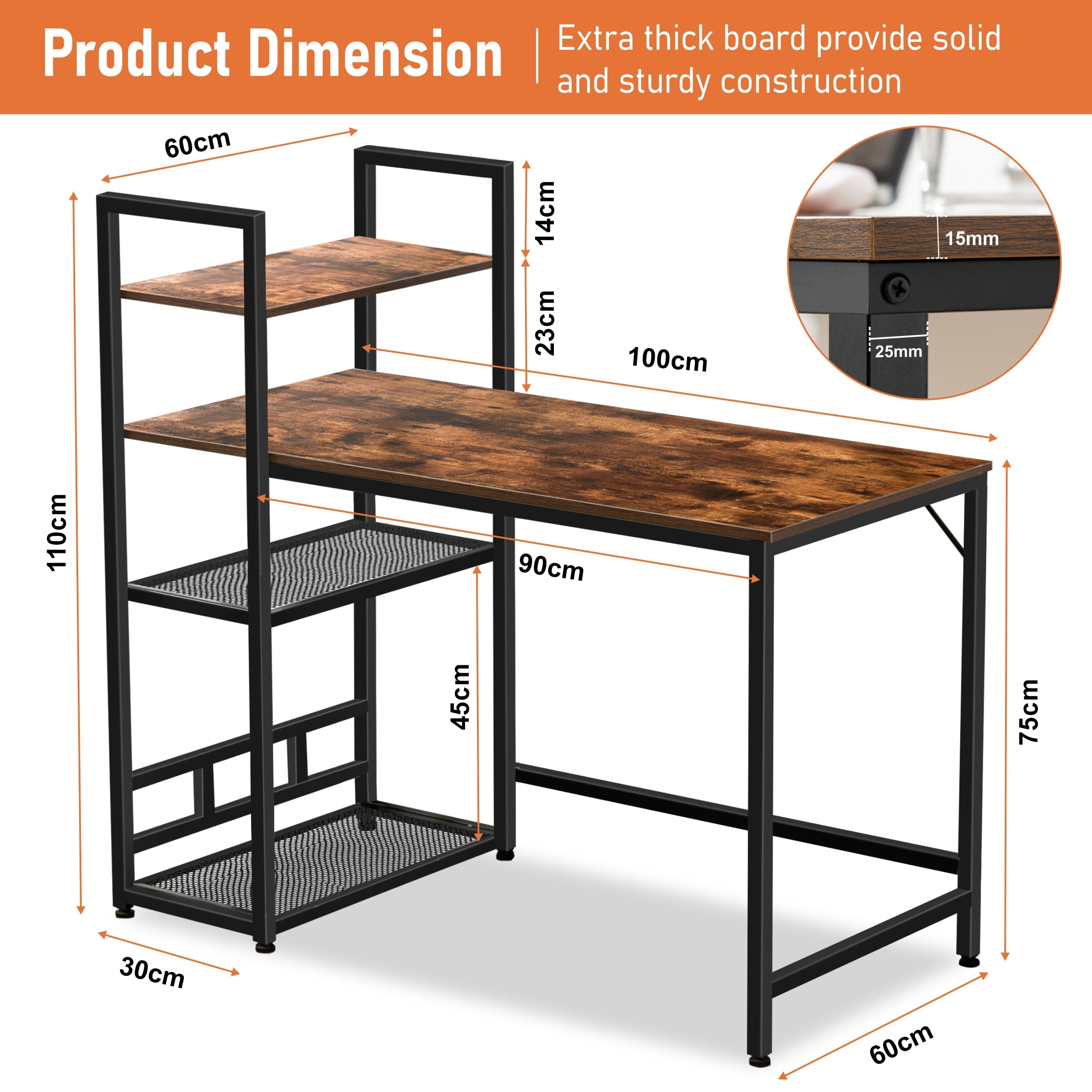 monitor standing desk