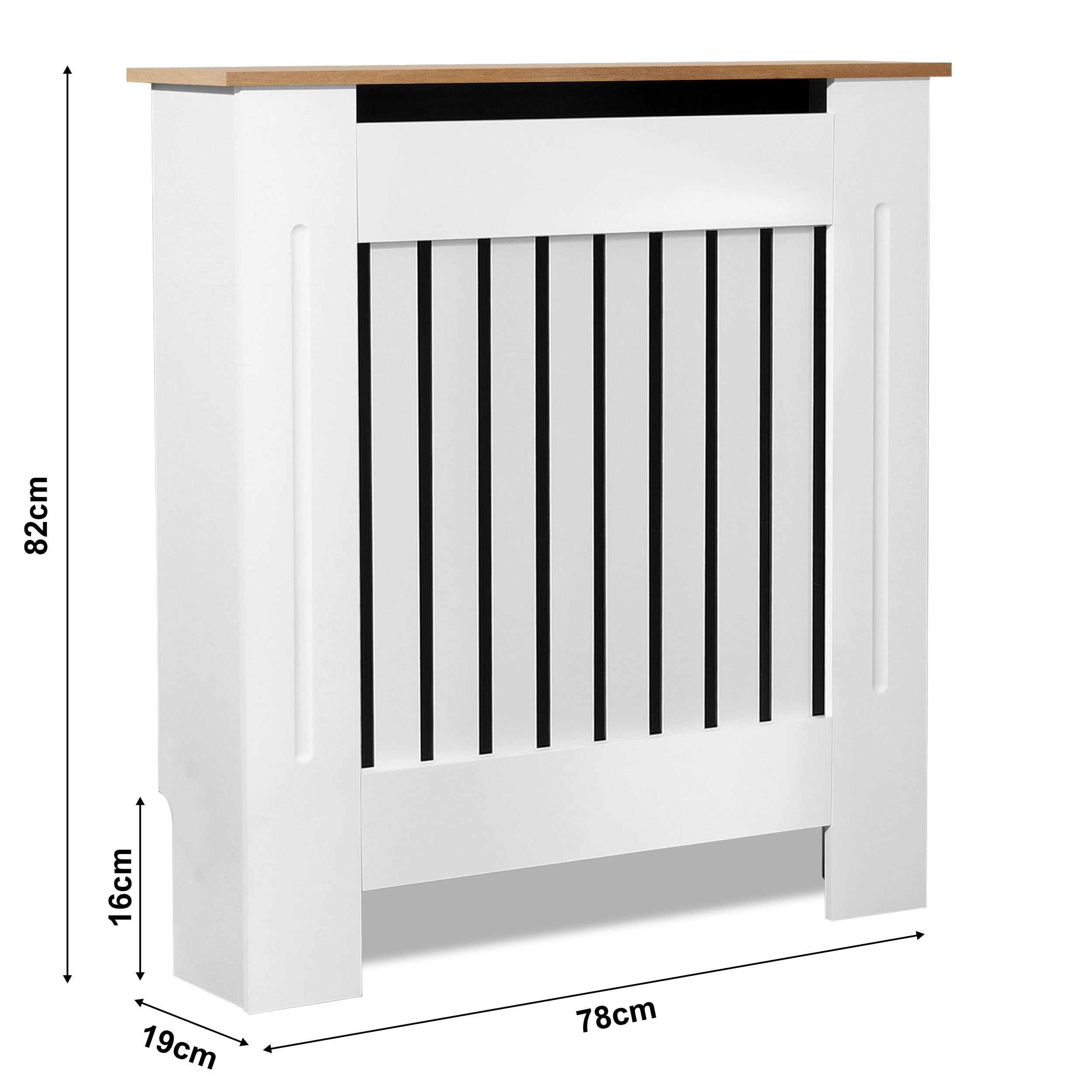 white radiator cover