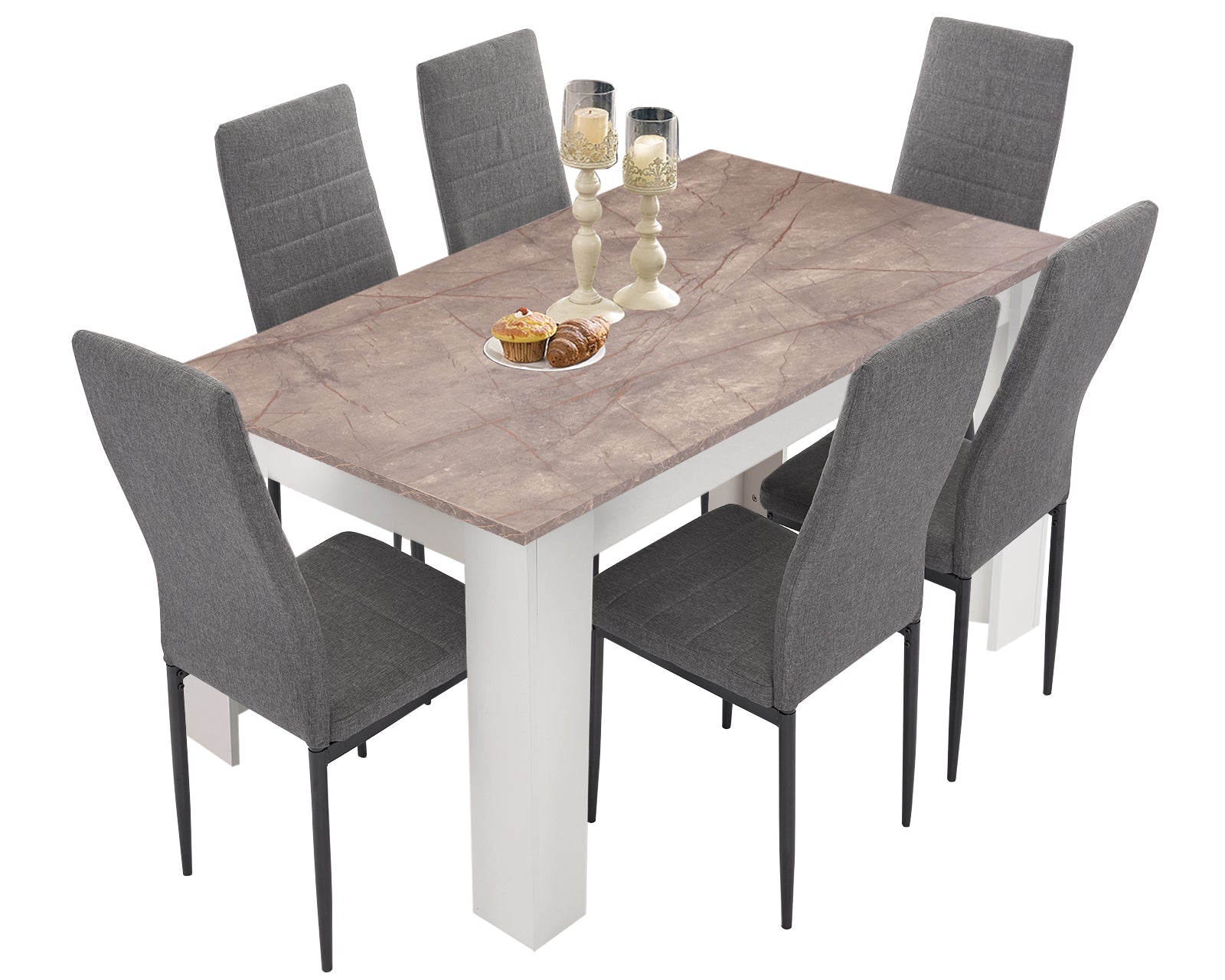 6 chair dining set